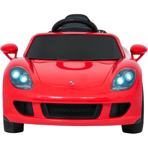Elektromobilis Porsche 911 Carrera, raudonas