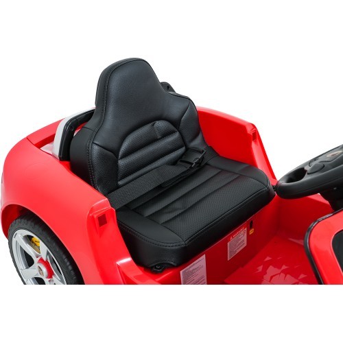 Elektromobilis Porsche 911 Carrera, raudonas