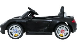 Elektromobilis Porsche 911 Carrera, juodas