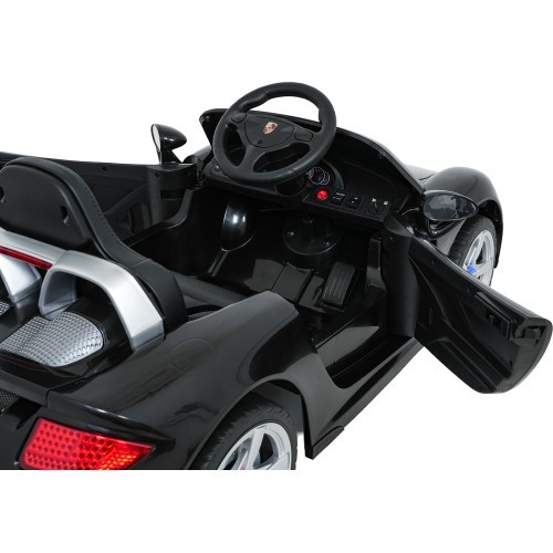Elektromobilis Porsche 911 Carrera, juodas