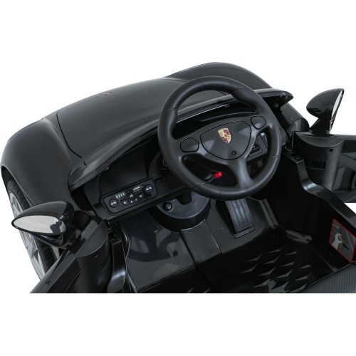 Elektromobilis Porsche 911 Carrera, juodas