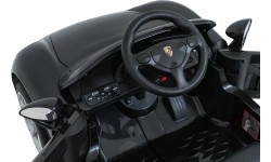 Elektromobilis Porsche 911 Carrera, juodas