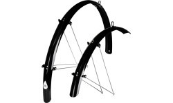 Purvasaugių komplektas FORCE48 Aluflex 28" XL // 48 mm (juodi)