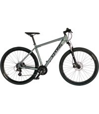 Велосипед Cross GRX 8 27,5", 24 скорости, размер 16" (41 см), матовый серый