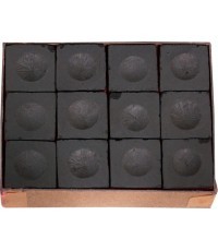Biliardo kreida Master, juoda, 12 vnt.