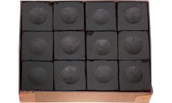 Biliardo kreida Master, juoda, 12 vnt.