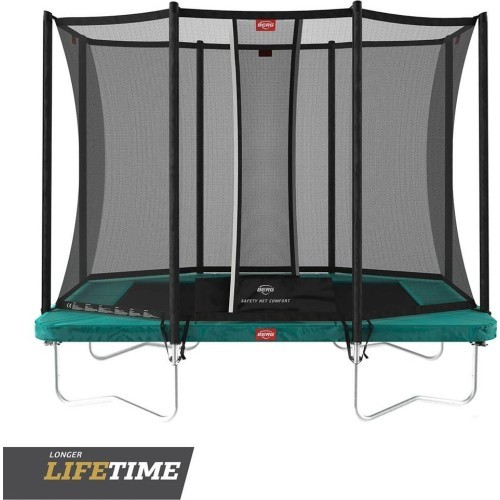 Батут BERG Ultim Favorit Regular 280 Green с защитной сеткой Comfort