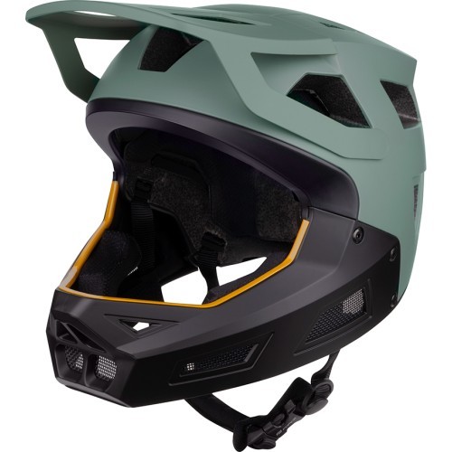Helmet FORCE Drop // size: L-XL (58-61 cm) (black/green)