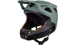 FORCE Drop helmet, size XS-S (51-54 cm), black/green