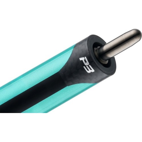 Biliardo lazda Predator P3 Teal NW, Uni-Loc, Revo Shaft, Black Vault Plate, 12,9 mm UL
