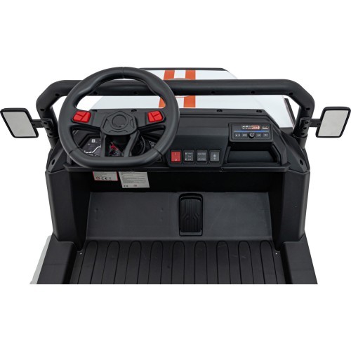 Elektromobilis Champion Pick-Up, baltas