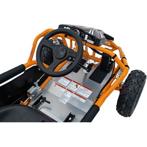 Elektrinis kartingas MAIGHTY, oranžinis