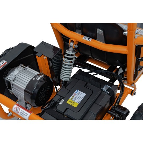 Elektrinis kartingas MAIGHTY, oranžinis