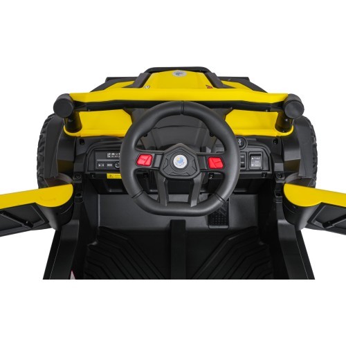 Elektromobilis Madman UTV-MX Buggy, geltonas
