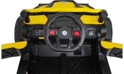 Электромобиль Madman UTV-MX Buggy, жёлтый