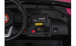 Elektromobilis RACING Road 2000, rožinis