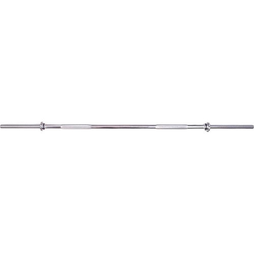 Straight Weightlifting Barbell inSPORTline Welerty 180 cm / 30 mm with Threaded Ends and Collars