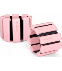 Kulkšnių ir riešų svareliai inSPORTline Brace 2 x 1,5 kg - Rožinė