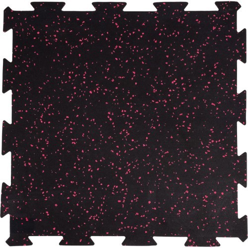 Tvirtas grindų kilimėlis inSPORTline Puzeko 50 x 50 x 1 cm - Juoda/raudona