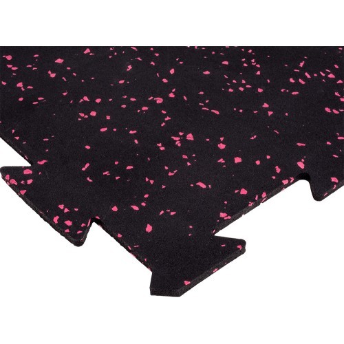 Heavy Duty Floor Mat inSPORTline Puzeko 50 x 50 x 1 cm - Black/Red