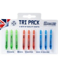 Средние цветные хвостовики для дротиков Harrows Supergrip Tri Pack