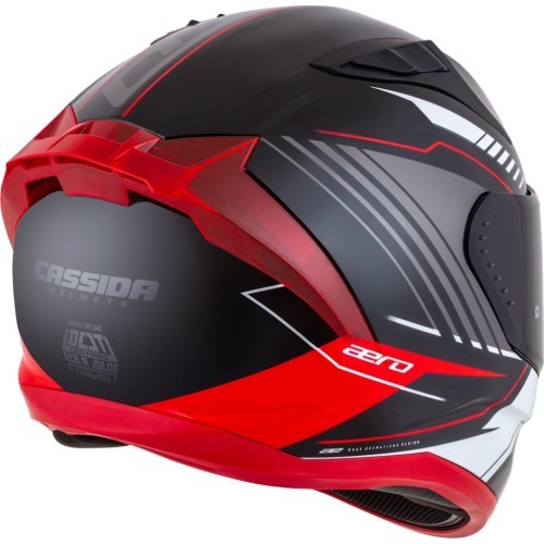 Мотошлем Cassida Aero Drome Black Pearl/Red/White/Gray