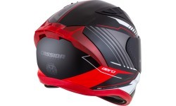 Мотошлем Cassida Aero Drome Black Pearl/Red/White/Gray