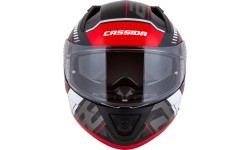 Мотошлем Cassida Aero Drome Black Pearl/Red/White/Gray