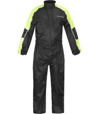 Motorcycle Rain Suit Nox/4Square - Black-Fluo Yellow