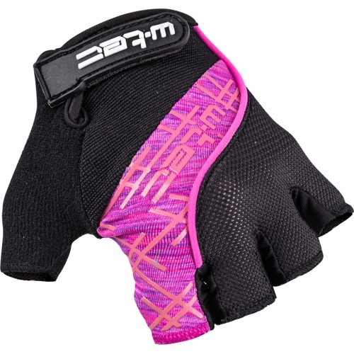 Cycling Gloves W-TEC Karolea - Black-Violet-Pink