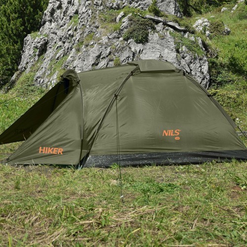 Stovyklavimo palapinė Nils Camp Hiker NC6010, chaki