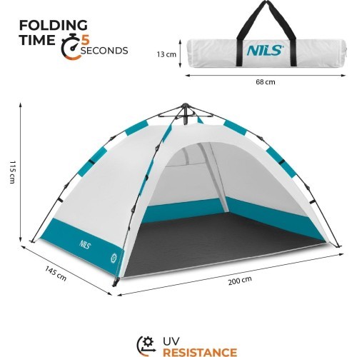 NC4802 AUTOMATIC TENT GREY NILS