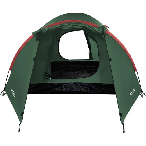 Kempingo palapinė Nils Camp Rocker NC6013, žalia-raudona