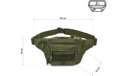 Зеленая поясная сумка NC3906 NILS CAMP