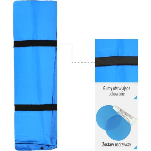 NC4060 DOUBLE SELF-INFLATING MAT WITH PILLOW NILS CAMP