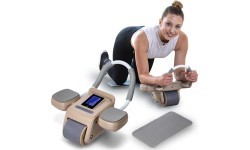 KA08 BROWN AB WHEEL FOR EXERCISING ABS MUSCLES HMS