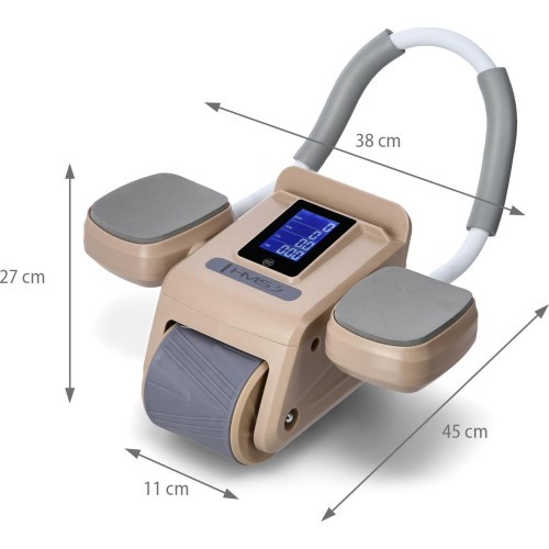 KA08 BROWN AB WHEEL FOR EXERCISING ABS MUSCLES HMS