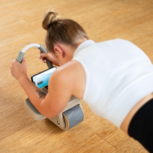 KA08 BROWN AB WHEEL FOR EXERCISING ABS MUSCLES HMS