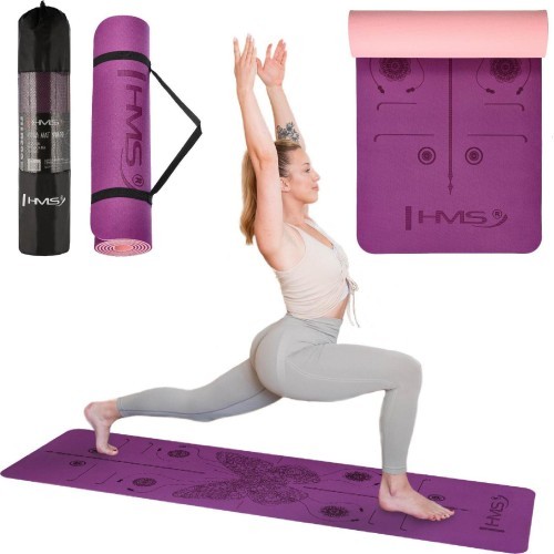 YM10 YOGA MAT TPE VIOLET HMS