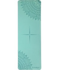Коврик для йоги YM10 TPE мятный HMS