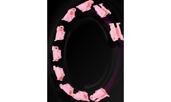 HHW11 Plus Size светло-розовый хулахуп с утяжелителем HMS