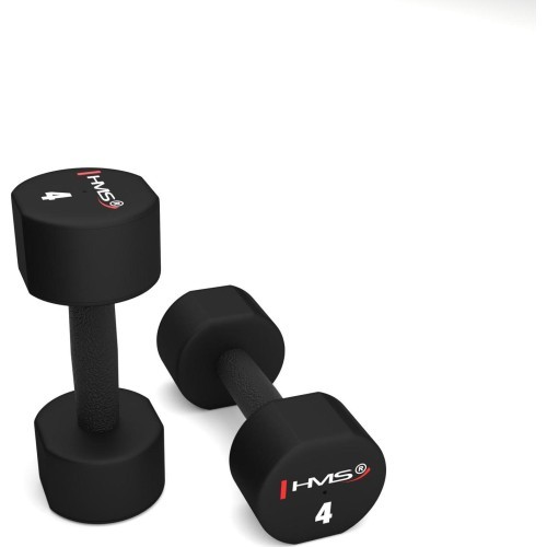 HPT POLYURETHANE DUMBBELLS TPU HMS - 2 x 4 kg
