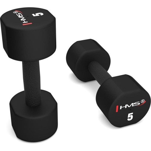 HPT POLYURETHANE DUMBBELLS TPU HMS - 2 x 5 kg