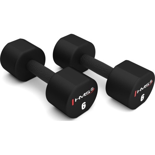 HPT POLYURETHANE DUMBBELLS TPU HMS - 2 x 6 kg