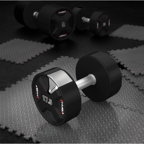 HPC POLYURETHANE DUMBBELL CPU HMS - 17.5 kg