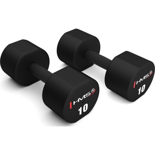 Poliuretaniniai TPU hanteliai HPT HMS - 2x10kg