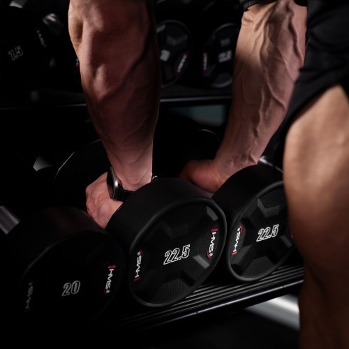HPC POLYURETHANE DUMBBELL CPU HMS - 22.5 kg