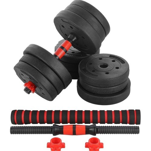 SGP15 COMPOSITE BARBELL AND DUMBBELLS SET HMS - 20 kg