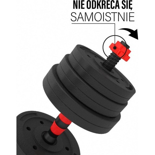 SGP15 COMPOSITE BARBELL AND DUMBBELLS SET HMS - 20 kg