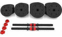 SGP15 kompozitinis štangos ir hantelių rinkinys HMS - 40 kg